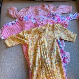 0-3 month footie bundle